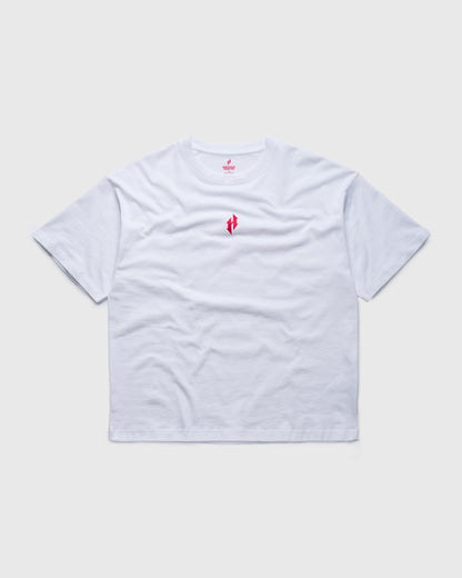 SIGNATURE T-SHIRT WHITE/RED