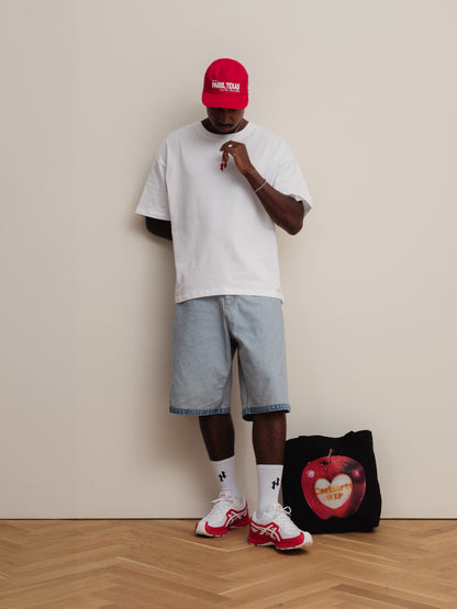 SIGNATURE T-SHIRT WHITE/RED