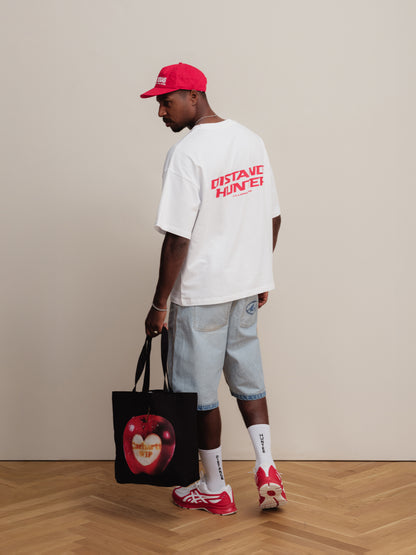 SIGNATURE T-SHIRT WHITE/RED